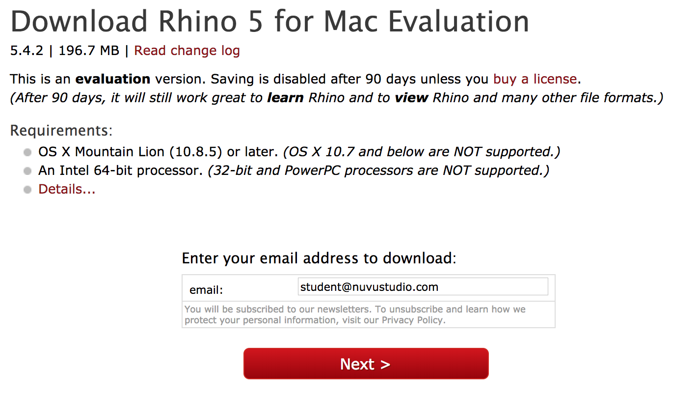 rhino 5 license